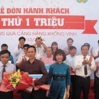 Nghệ An: Cảng Hàng không Vinh đón vị khách thứ một triệu