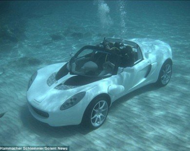 Cận cảnh chiếc ôtô đi được dưới nước đầu tiên trên thế giới
