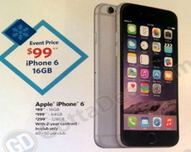 iPhone 6 sắp giảm giá 100 USD