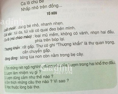 Phát hiện thêm sai sót trong sách Tiếng Việt lớp 2