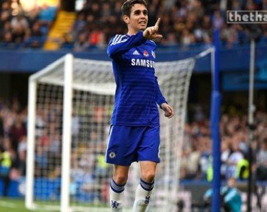 Chelsea đi nước cờ khôn ngoan với tiền vệ Oscar