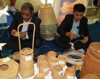 Nghệ nhân Việt gây ấn tượng tại Hội chợ Thương mại quốc tế Ấn Độ