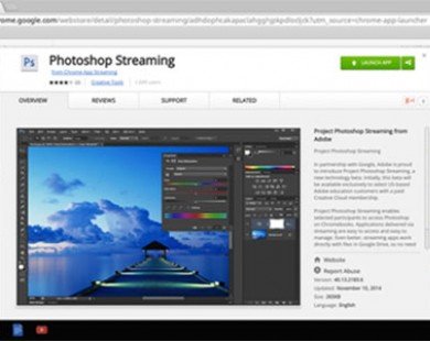 Adobe tính đưa Photoshop lên trình duyệt Chrome