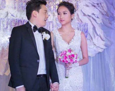 Váy cưới đẹp như hàng hiệu của vợ Lam Trường