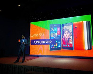 Microsoft Lumia 535 bản 2 SIM ra mắt tại Việt Nam giá 3,5 triệu đồng