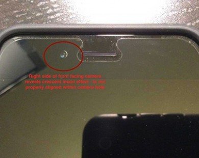 Camera trước của iPhone 6 bị lệch?