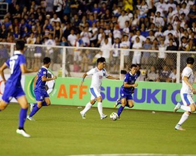 10 cầu thủ Thái Lan vẫn cầm hòa Philippines trên sân khách