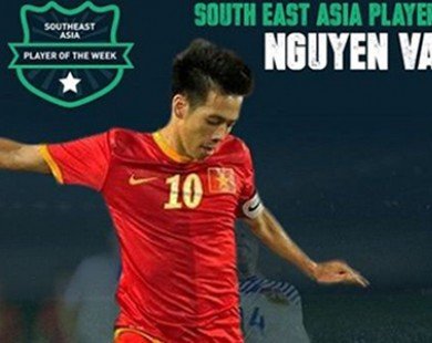 Văn Quyết được bầu là cầu thủ Đông Nam Á xuất sắc nhất tuần