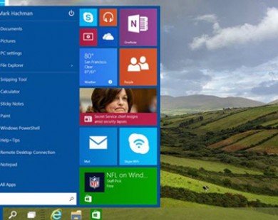 Microsoft tiết lộ những tính năng mới của Windows 10