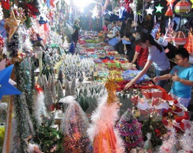 Hàng Việt đang chiếm ưu thế trên thị trường Giáng sinh 2014