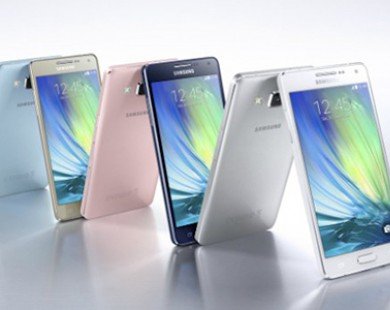 Smartphone vỏ kim loại Galaxy A5 dự kiến có giá 9 triệu đồng