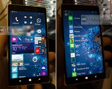 Thêm hình ảnh rò rỉ Windows 10 trên smartphone