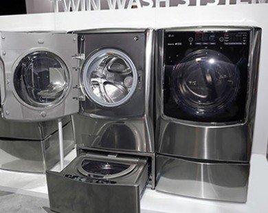 Độc đáo máy giặt-sấy khô hai cửa thông minh mới của LG