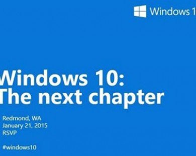 Microsoft giới thiệu Windows 10 cho điện thoại vào ngày 21/1
