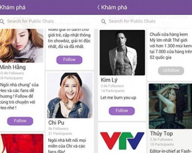 Viber tạo nên cơn sốt thông tin với chức năng Public Chats