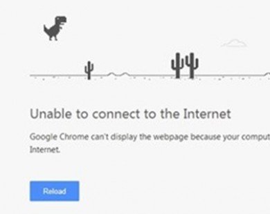Chơi game trên trình duyệt Chrome khi mất mạng