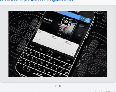BlackBerry dùng iPhone để lăng xê điện thoại Classic