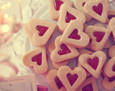 Valentine ấm áp với bánh cookies cutter trái tim