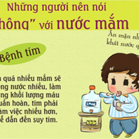 Những người nên nói "không" với nước mắm