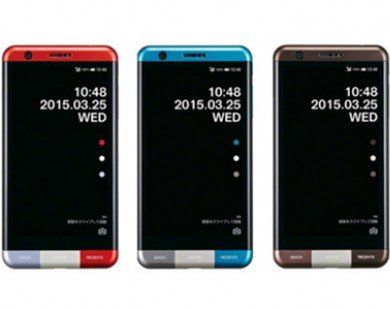 Kyocera Infobar A03: smartphone Nhật, thiết kế cứng cáp