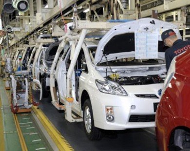 Các hãng chế tạo ôtô Nhật Bản tiếp tục dẫn đầu về sản lượng