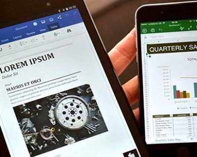 Microsoft Office chính thức có phiên bản cho máy tính bảng Android
