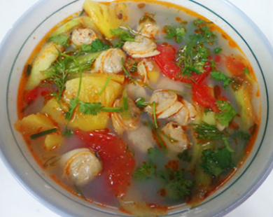 Cách nấu canh chua từ ngao, cá, sườn ngon tuyệt trần