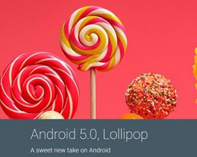 Lollipop lần đầu lọt vào bảng thị phần Android