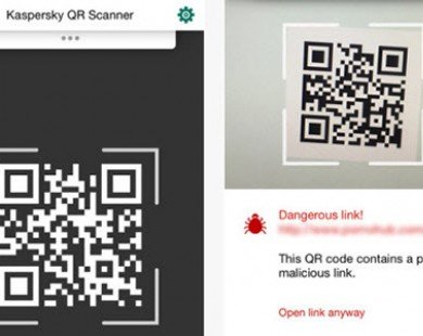Kaspersky tung ứng dụng quét mã QR miễn phí