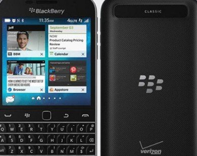 Điện thoại BlackBerry Classic không máy ảnh sắp ra mắt