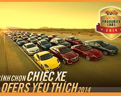 Những mẫu xe ô tô được người Việt yêu thích nhất năm 2014