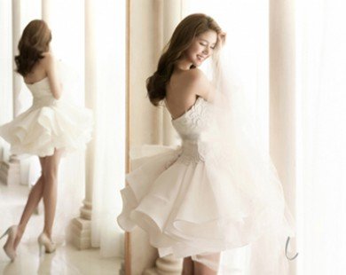 Những ưu điểm nổi bật của váy cưới ngắn