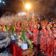Nam Định: Lễ khai ấn Đền Trần Xuân Ất Mùi 2015 khai mạc trong đêm