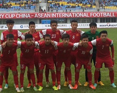 U15 Viêt Nam tiếp tục bất bại tại Trung Quốc và giành vé vào chung kết