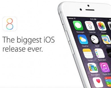 Apple ra iOS 8.2, cải tiến ứng dụng Sức khoẻ và hỗ trợ Watch
