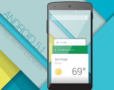 Google phát hành Android 5.1, có tính năng chống trộm giống iOS