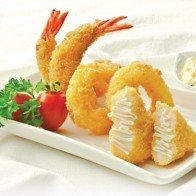 Bữa tối hấp dẫn với hải sản chiên xù