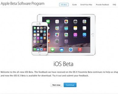 Apple “mở cửa” cho tải các bản thử nghiệm iOS mới