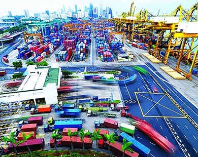 Kim ngạch xuất khẩu của Singapore giảm gần 10% trong tháng Hai