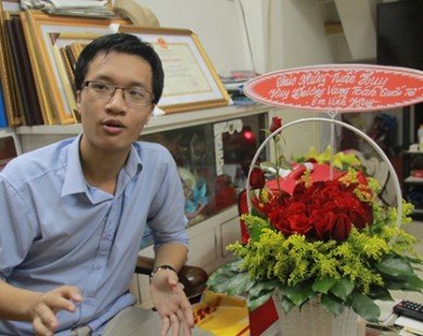 Chàng trai vàng toán học trở thành “Gương mặt trẻ tiêu biểu Việt Nam 2014”
