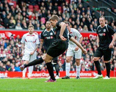 Steven Gerrard và trận cầu tôn vinh đầy ý nghĩa