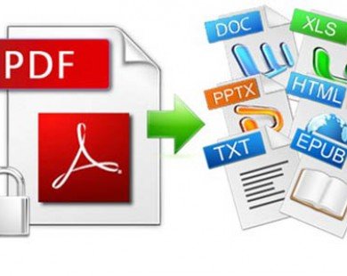 Chuyển đổi từ PDF sang Word không dùng phần mềm