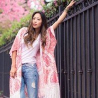 Nàng sành điệu "cao tay" xử lý áo khoác kimono