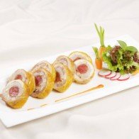 Cách làm gà cuộn xôi chiên