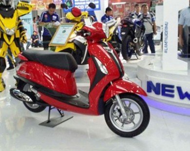 Yamaha Grande cạnh tranh với Vespa S tại Indonesia