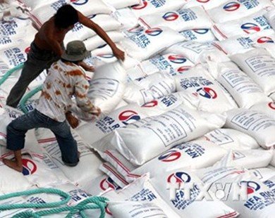 Việt Nam dẫn đầu đấu thầu cung cấp gạo cho Philippines