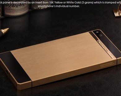 Điện thoại mạ vàng 18k Regal Gold tinh xảo