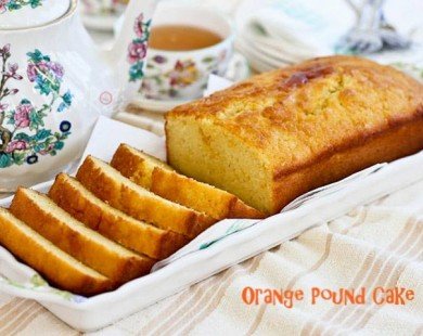 Cách làm bánh pound cake cam ngon khó cưỡng