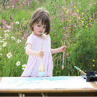 Kinh ngạc trước tài năng hội họa của cô bé 5 tuổi mắc bệnh trầm cảm