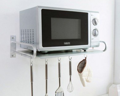 13 mẫu giá kệ để lò vi sóng tiện dụng cho nhà bếp nhỏ